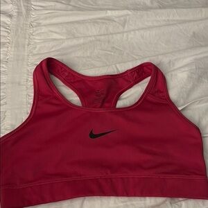 Nike Pink Sports Bra Racerback Design